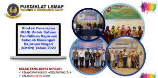 Bimtek Penerapan BLUD Untuk Satuan Pendidikan Kejuruan Sekolah Menengah Kejuruan Negeri (SMKN) Tahun 2022