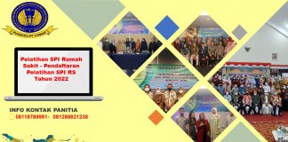 Pelatihan SPI Rumah Sakit - Pendaftaran Pelatihan SPI RS Tahun 2022