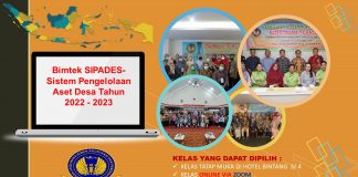 Info Bimtek SIPADES- Sistem Pengelolaan Aset Desa Tahun 2022 – 2023