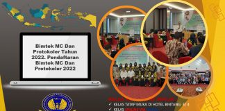 Info Bimtek MC Dan Protokoler Tahun 2022. Pendaftaran Bimtek MC Dan Protokoler 2022