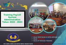 Info Training Payroll System Administration Tahun 2022 – 2023 Info Training Payroll System Administration Tahun 2022 - 2023