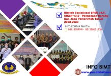 Bimtek Sosialisasi SPSE v4.5, SIKaP v3.0 – Pengadaan Barang Dan Jasa Pemerintah Tahun 2022-2023