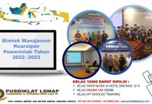 Bimtek Kerasipan@Jadwal Bimtek Manajemen Kearsipan Pemerintah Tahun 2022 -2023