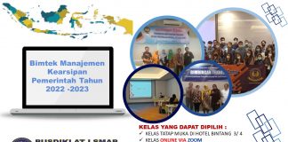 Bimtek Kerasipan@Jadwal Bimtek Manajemen Kearsipan Pemerintah Tahun 2022 -2023