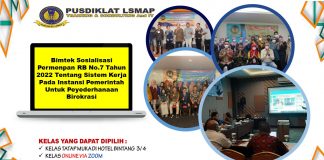 Bimtek Sosialisasi Permenpan RB No.7 Tahun 2022 Tentang Sistem Kerja Pada Instansi Pemerintah Untuk Peyederhanaan Birokrasi