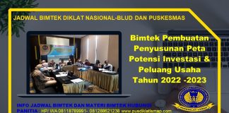 Bimtek Pembuatan Penyusunan Peta Potensi Investasi & Peluang Usaha Tahun 2022 -2023 Bimtek Pembuatan Penyusunan Peta Potensi Investasi & Peluang Usaha Tahun 2022 -2023