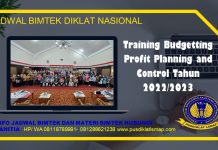 Info Training Budgetting Profit Planning and Control Tahun 2022/2023