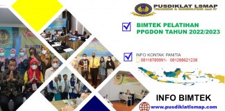 Info Bimtek Pelatihan PPGDON Tahun 2022/2023