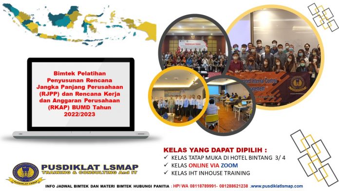 Bimtek Pelatihan Penyusunan Rencana Jangka Panjang Perusahaan (RJPP) dan Rencana Kerja dan Anggaran Perusahaan (RKAP) BUMD Tahun 2022/2023 Bimtek Pelatihan Penyusunan Rencana Jangka Panjang Perusahaan (RJPP) dan Rencana Kerja dan Anggaran Perusahaan (RKAP) BUMD Tahun 2022/2023