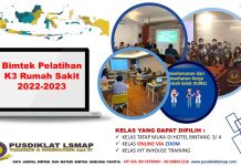 Info Bimtek Pelatihan K3 Rumah Sakit 2022-2023