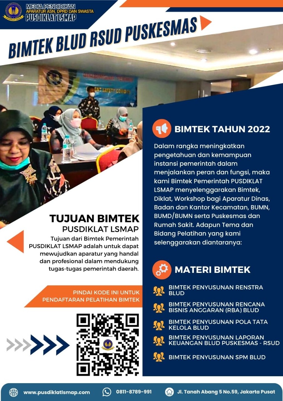 Info Bimtek Dan Studi Banding BLUD Puskesmas Tahun 2022/2023