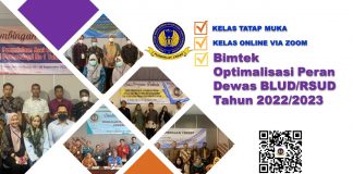 Bimtek Optimalisasi Peran Dewas BLUD/RSUD Tahun 2022/2023 Bimtek Optimalisasi Peran Dewas BLUD/RSUD Tahun 2022/2023
