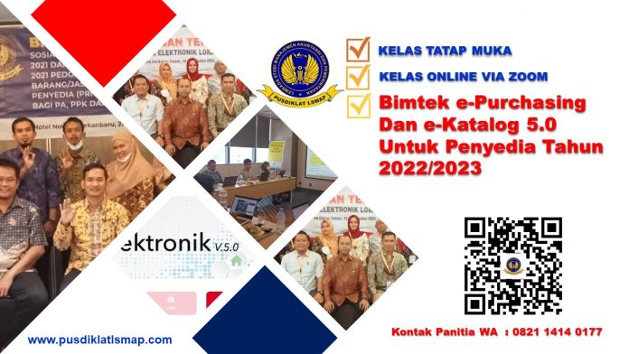 Info Bimtek e-Purchasing Dan e-Katalog 5.0 Untuk Penyedia Tahun 2022/2023