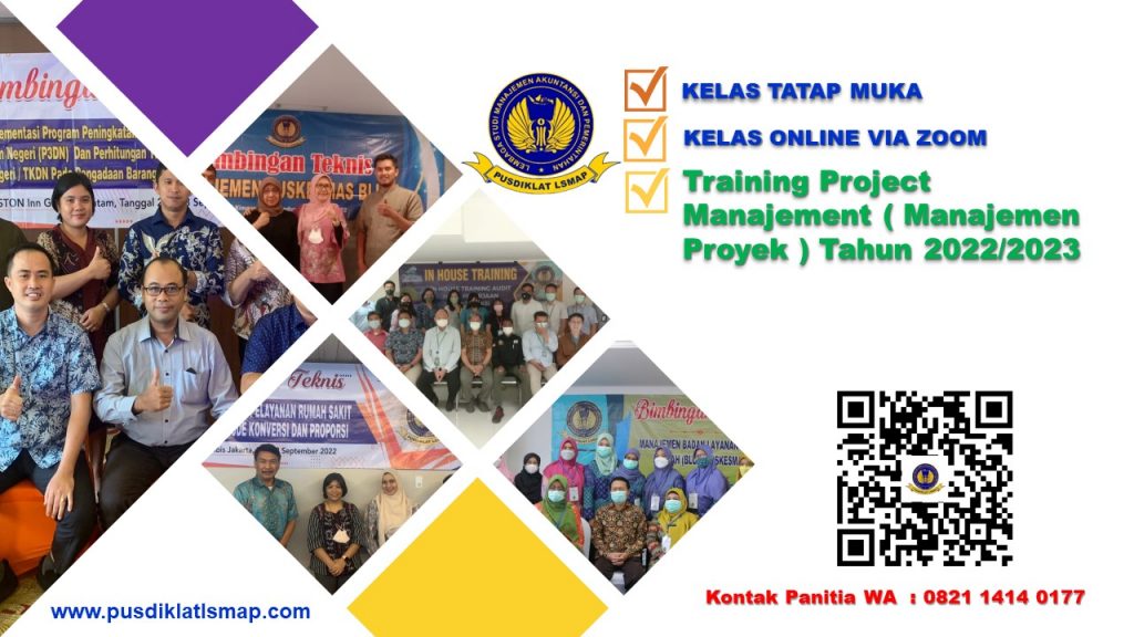 Info Training Project Manajement ( Manajemen Proyek ) Tahun 2022/2023