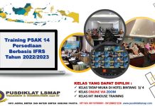 Info Training PSAK 14 Persediaan Berbasis IFRS Tahun 2022/2023