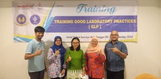 Training GLP Good Laboratory Practice Tahun 2022/2023