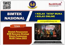 Bimtek Penyusunan RSB Rencana Strategi Bisnis Puskesmas BLUD Tahun 2023