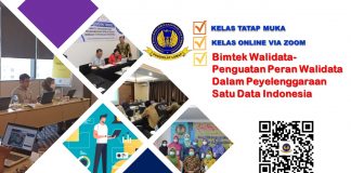 Bimtek Walidata-Penguatan Peran Walidata Dalam Peyelenggaraan Satu Data Indonesia