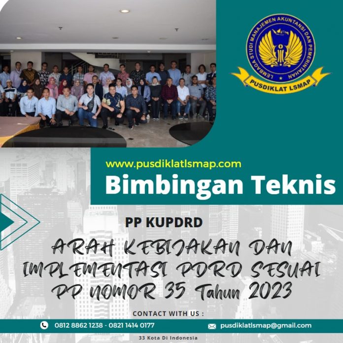 Bimtek Arah Kebijakan Pajak Daerah Dan Retribusi Daerah PDRD Sesuai PP No.35 Tahun 2023 Bimtek Arah Kebijakan Pajak Daerah Dan Retribusi Daerah PDRD Sesuai PP No.35 Tahun 2023
