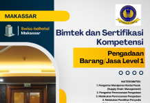 Jadwal Bimtek Ujian Sertifikasi PBJP Level 1 Di Makassar 2023/2024