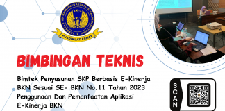 Bimtek Penyusunan SKP Berbasis E-Kinerja BKN Sesuai SE- BKN No.11 Tahun 2023 Penggunaan Dan Pemanfaatan Aplikasi E-Kinerja BKN Bimtek Penyusunan SKP Berbasis E-Kinerja BKN Sesuai SE- BKN No.11 Tahun 2023 Penggunaan Dan Pemanfaatan Aplikasi E-Kinerja BKN