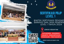 Info Bimtek Sertifikasi Pengadaan Barang & Jasa Pemerintah PBJP Level 1 LKPP Tahun 2024