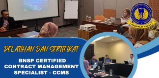 INFO TRAINING PELATIHAN CERTIFIED CONTRACT MANAGEMENT SPECIALIST - CCMS Sertifikasi BNSP 2024