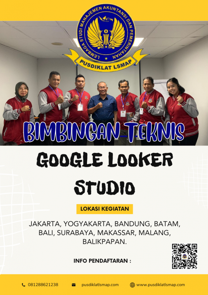Training Pelatihan Visualisasi Data dengan Google Looker Data Studio Tahun 2024