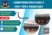 Jadwal Bimtek Pelatihan Kompetensi Pengadaan Barang/Jasa Pemerintah Bagi Pejabat Pembuat Komitmen (PPK) Tipe C Tahun 2024