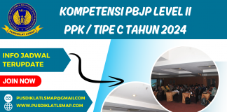Jadwal Bimtek Pelatihan Kompetensi Pengadaan Barang/Jasa Pemerintah Bagi Pejabat Pembuat Komitmen (PPK) Tipe C Tahun 2024