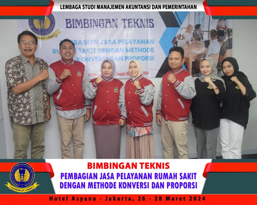 Jadwal Bimtek Pelatihan Pembagian Dan Perhitungan Jasa Pelayanan Rumah Sakit Berbasis Aplikasi 2024- 2025