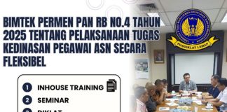Bimtek PermenPAN RB No.4 Tahun 2025 Pelaksanaan Tugas Kedinasan Pegawai Aparatur Sipil Negara secara Fleksibel