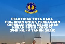 Bimtek Peraturan Menteri Keuangan Nomor 49 Tahun 2025 tentang Tata Cara Pinjaman dalam Rangka Pendanaan Koperasi Desa/Kelurahan Merah Putih