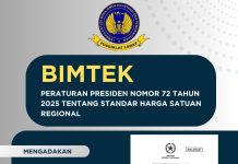 Bimtek Peraturan Presiden Nomor 72 Tahun 2025 tentang Standar Harga Satuan Regional Terbaru 2025