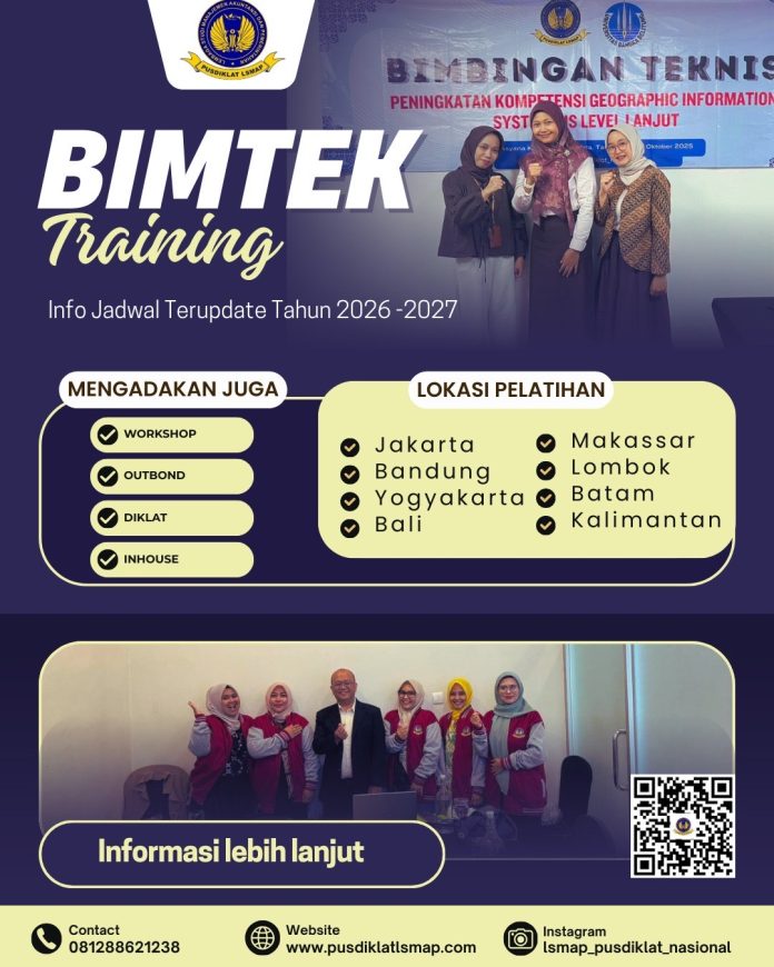 Jadwal Training Sertifikasi GIS Dasar Tahun 2026 Jadwal Training Sertifikasi GIS Dasar Tahun 2026